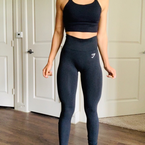 Gym Shark Vital Seamless Black Leggings
